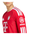 adidas FC Bayern München Authentic Trikot Langarm Home 2026/2027 Rot - rot