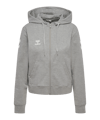 Hummel Go 2.0 Chevron Kapuzenjacke Damen Grau F2006