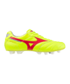 Mizuno Morelia II Elite FG Dyna Gelb Rot Silber F45 - gelb