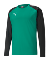 PUMA teamLIGA Trainig Sweatshirt Grün Schwarz F05 - gruen