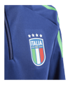 adidas Italien HalfZip Sweatshirt EM 2024 Kids Blau - blau
