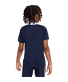 Nike Frankreich Trainingsshirt EM 2024 Kids Blau F498 - blau