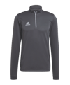 adidas Entrada 22 HalfZip Sweatshirt Grau - grau