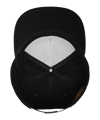 Merch 5 Panel Classic Snapback Cap Black Black - schwarz