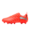 PUMA FUTURE 9 Play FG/AG Unleash Kids Rot F01 - rot