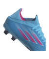 adidas X SPEEDFLOW.1 FG Sapphire Edge J Kids Blau Pink Weiss - blau