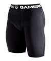 Gamepatch Compressishort Short Schwarz - schwarz