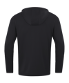 JAKO Power Kapuzenjacke Kids Schwarz Weiss F800 - schwarz