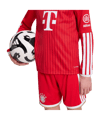 adidas FC Bayern München Trikot Langarm Home 2026/2027 Kids Rot - rot