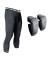 Gamepatch 3/4 Abrasiresistant Knee Padding Tight Tight Schwarz F170 - schwarz
