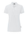 JAKO Organic Poloshirt Damen Weiss F000