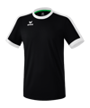 Erima Retro Star Trikot Kids Schwarz Weiss - schwarz
