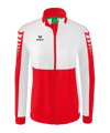 Erima Six Wings Präsentationsjacke Damen Rot Weiss