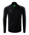 Erima Essential Team Tracktop Jacke Schwarz Grau