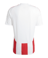 adidas Striped 24 Trikot Weiss Rot - weiss