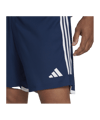 adidas Tiro 23 Competition Match Short Blau Weiss - dunkelblau
