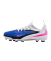 Nike Phantom 6 Low Academy FG/MG Attack Kids Blau F446 - blau
