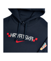 Nike HNS Kroatien Club Hoody Blau F451 - blau