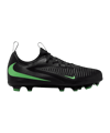 Nike Phantom 6 Low Academy MG Shadow Kids Schwarz - schwarz