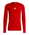 adidas Techfit Shirt langarm Rot