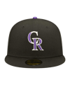 New Era Colorado Rockies 59Fifty Cap Schwarz - schwarz