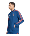 adidas Kroatien Anthem Jacke Blau - blau