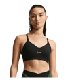 Nike Dri-Fit Indy Gloss Sport-BH Damen Schwarz F010 - schwarz