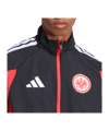 adidas Eintracht Frankfurt Anthem Jacke Schwarz - schwarz