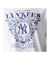New Era MLB New York Yankees Floral Graphic Oversized T-Shirt Weiss - weiss