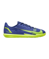 Nike Mercurial Vapor XIV Recharge Academy IC Kids Blau Gelb F474 - lila