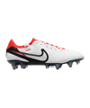 Nike Tiempo Legend X Elite SG AC Ready Weiss Schwarz Rot F100 - weiss