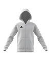 adidas Entrada 26 Kapuzenjacke Kids Weiß