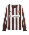 PUMA FC St. Pauli Trikot langarm Home 2025/2026 Braun F01 - braun