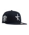 New Era X Logo Cap Blau - gruen
