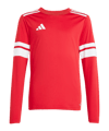 adidas Squadra 25 Trikot Langarm Kids Rot