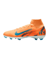 Nike Air Zoom Mercurial Superfly X Pro FG Kylian Mbappe Signature Orange F801 - orange