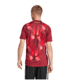 adidas Deutschland Trikot Auswärts EM 2025 Rot - rot