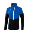 Erima Squad Ziptop Blau Schwarz - blau