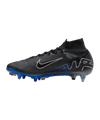 Nike Air Zoom Mercurial Superfly IX Elite SG-Pro AC Schwarz Silber Blau F040 - schwarz