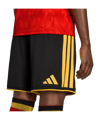 adidas Belgien Short Home WM 2026 Schwarz - schwarz