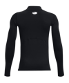 Under Armour HeatGear Mock langarm Kids F001 - schwarz