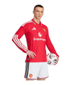 adidas Manchester United Authentic Trikot Langarm Home 2026/2027 Rot - rot