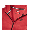Nike Tech Fleece Jacke Kids Rot Schwarz F672 - rot