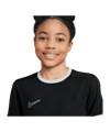 Nike Academy 25 Trainingshirt Kids Schwarz F010 - schwarz