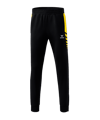 Erima SIX WINGS Trainingshose Schwarz Gelb - schwarz