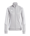 adidas Tiro 24 Trainingsjacke Damen Grau Weiss - grau