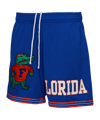 Mitchell and Ness NCAA Team Origins 7 Inch Mesh VNTG Logo University of Florida Short Blau - blau