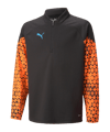 PUMA individualCUP HalfZip Sweatshirt Kids F50 - schwarz