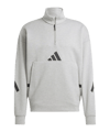 adidas Sportswear Z.N.E. Quarter-Zip Sweatshirt - grau