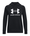 Under Armour Rival Fleece Big Logo Hoody Damen Schwarz F001